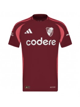 River Plate Replika Borta Kläder 2024-25 Kortärmad